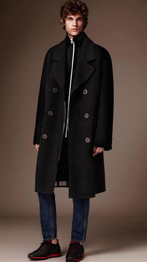 burberry mens bubble coat|Burberry men's cashmere overcoat.